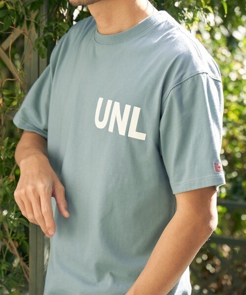ikka URBAN NATURE LIFE ロゴプリントTシャツ