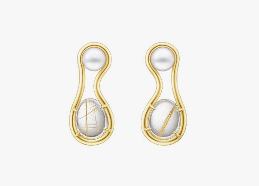 TASAKI フルイド イヤリング