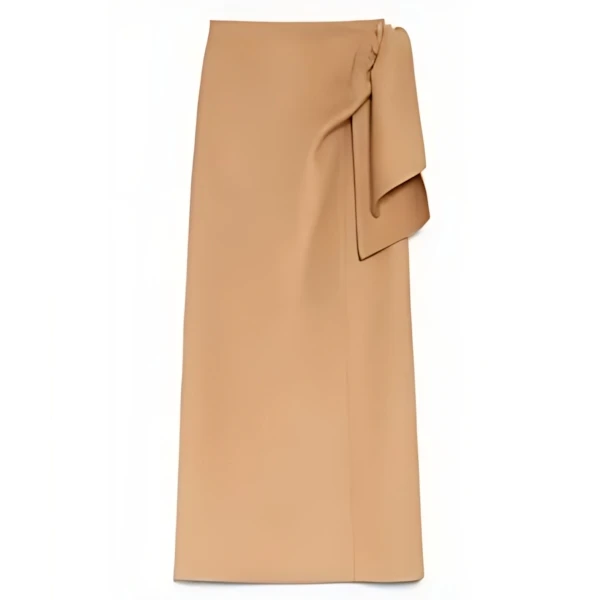 Max Mara [アクリーネ] ピュア キャメル ダブルフェイス スカート