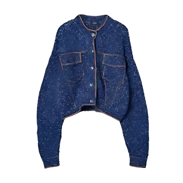 PAMEO POSE Denim Knit Jacket