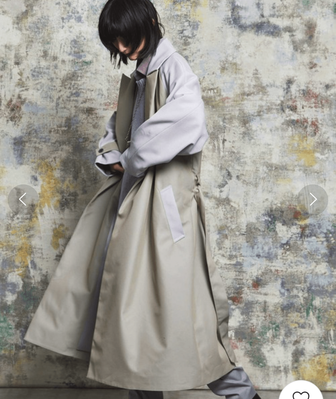 MAISON SPECIAL マルチファブリック異素材コンビシャンブレープライムオーバーダブルコート