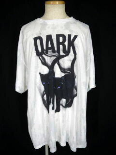 MILK BOY DARK CAT BLEACHED Tシャツ / ダークキャット 黒猫