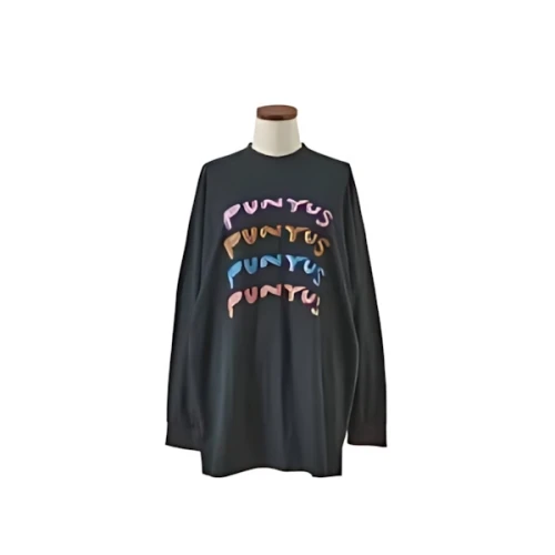 PUNYUS 4連ロゴスーパービッグロンT