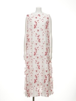 GREED INTERNATIONAL PEONY JACQUARDスリーブレス タックドレス