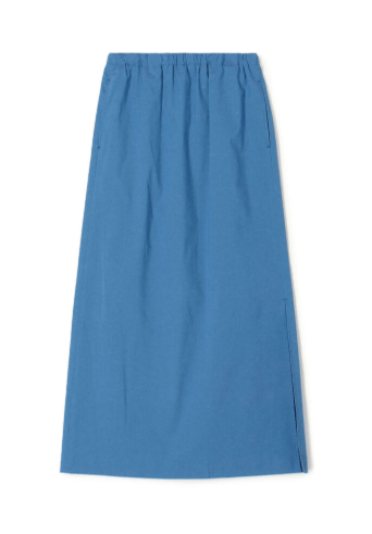 CABaN シルクネップストレッチ ロングスカート