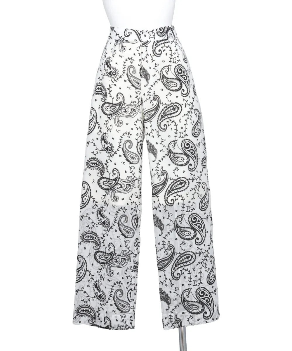 sulvam PAISLEY LONG PANTS