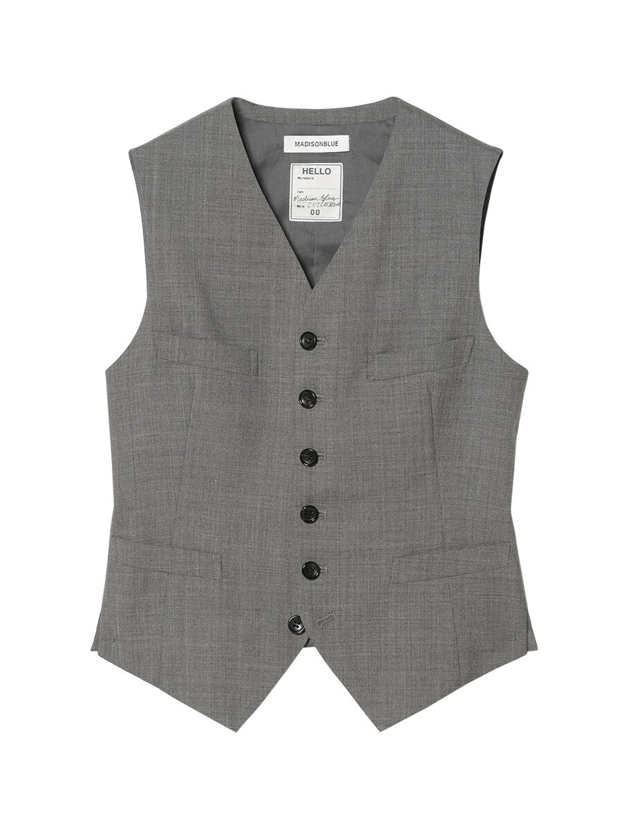 MADISONBLUE VEST W TRO