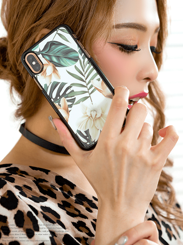Mydress ボタニカルフラワー iphoneカバースマホケース