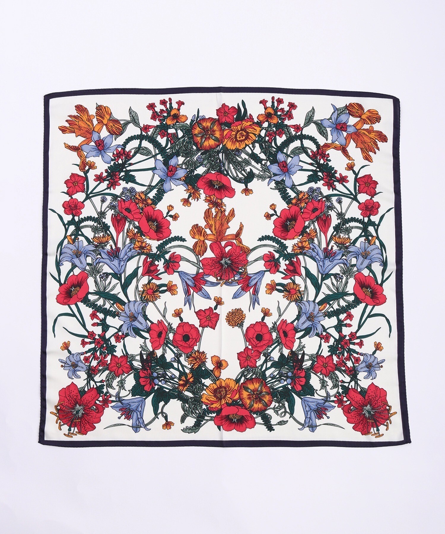 WESTSEA ボタニカルフラワー コンパクトスカーフ
