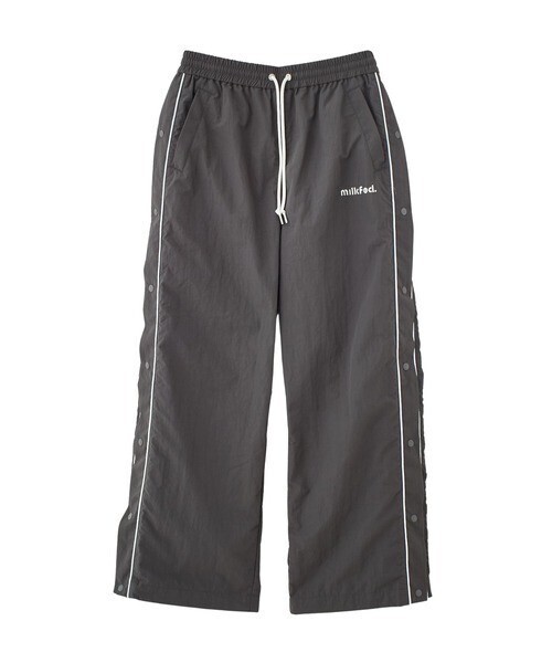 MILKFED. CUTOUT LOGO TRACK PANTS