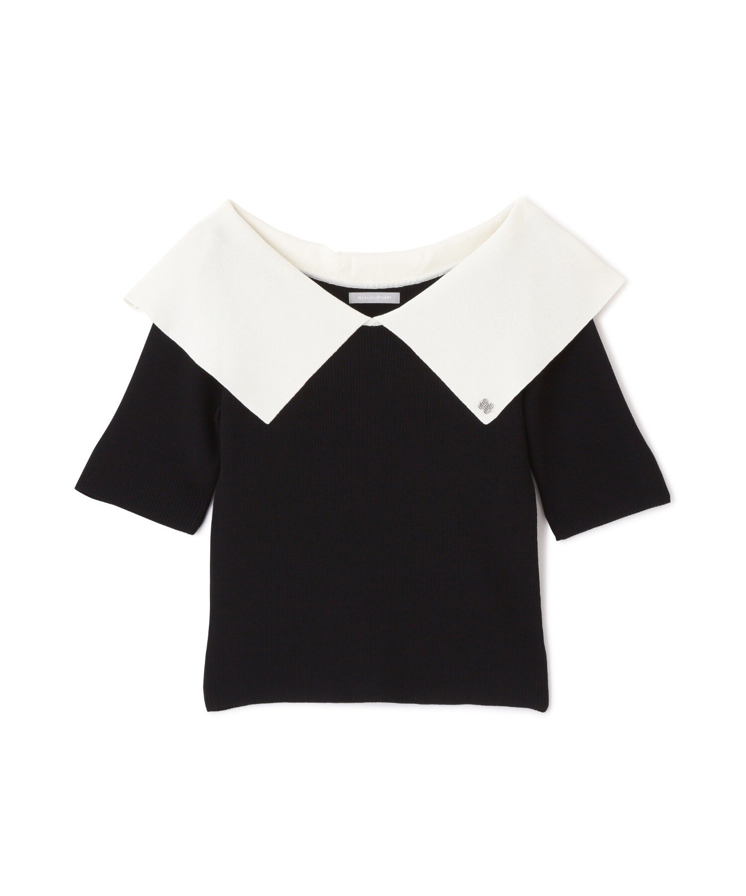JILL by JILL STUART 配色ビッグカラーリブニット