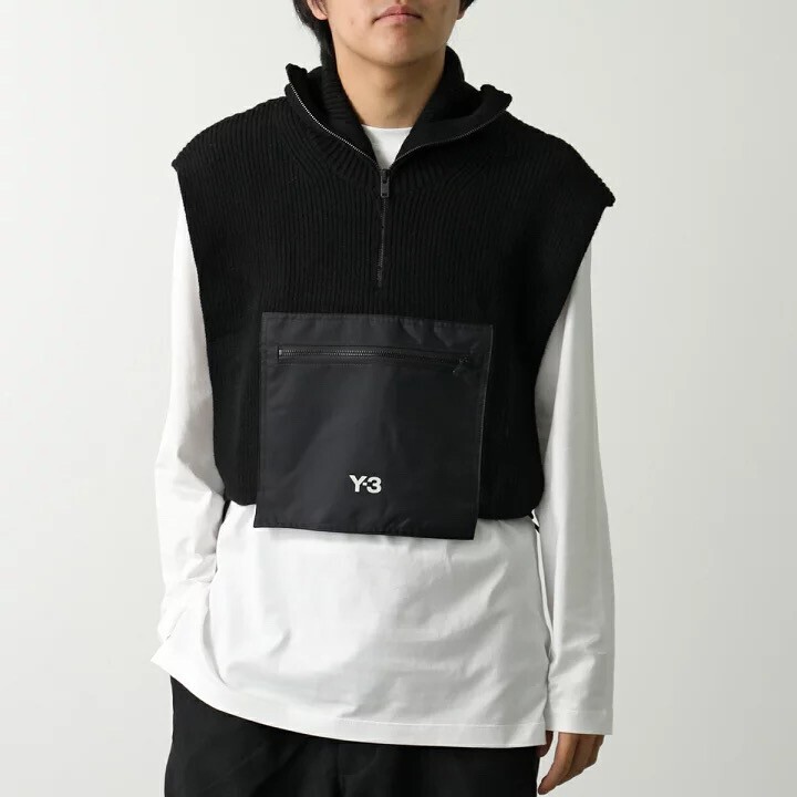 Y-3 HOODED VEST