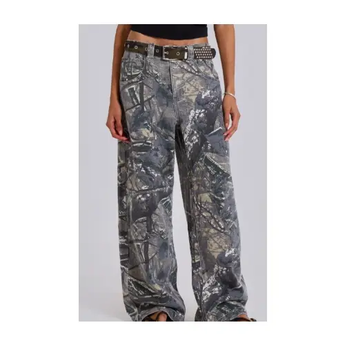 Jaded London Forest Camo Colossus Jeans