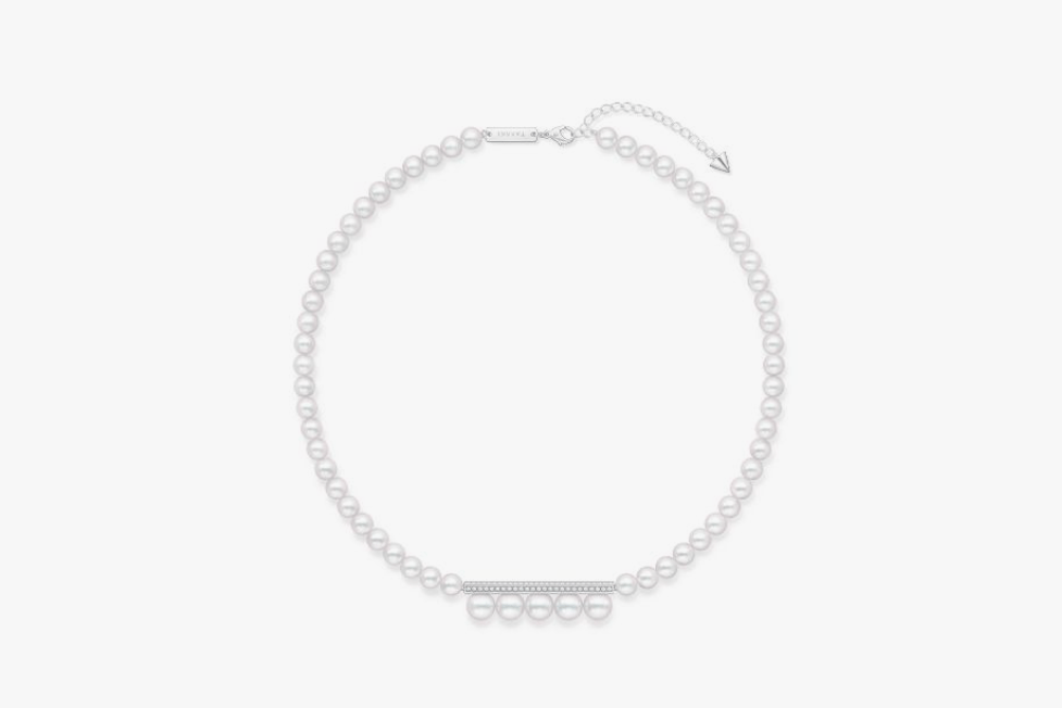 TASAKI バランス シグネチャー ダイヤモンド パヴェ ネックレス