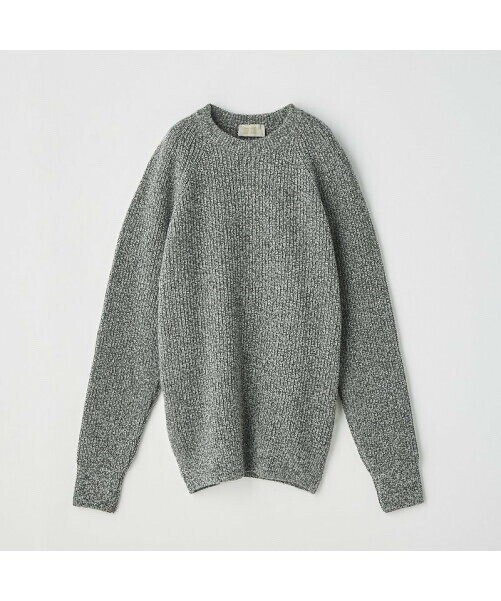 John Smedley ユニセックス 7G 長袖クルーネックニット