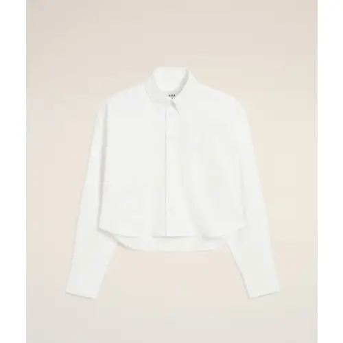 AMI Paris クロップド オーバーサイズ シャツ