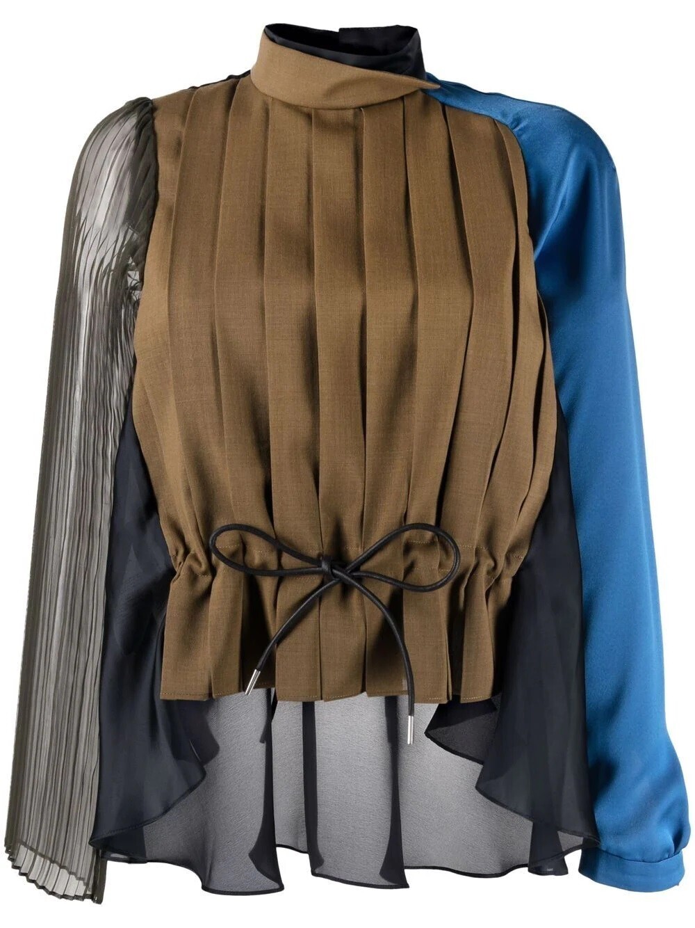 sacai カラーブロック ブラウス