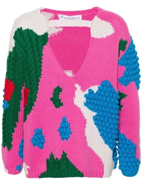JW Anderson カットアウト クロシェ プルオーバー
