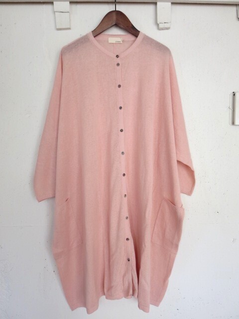 a+koloni C/Lルーズニットワンピース