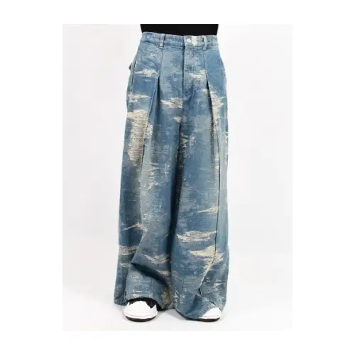 TAAKK DENIM WIDE SLACKS
