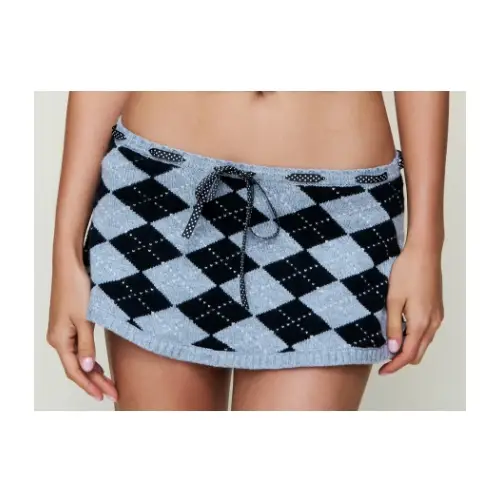 Guizio The Sweet Argyle Skirt