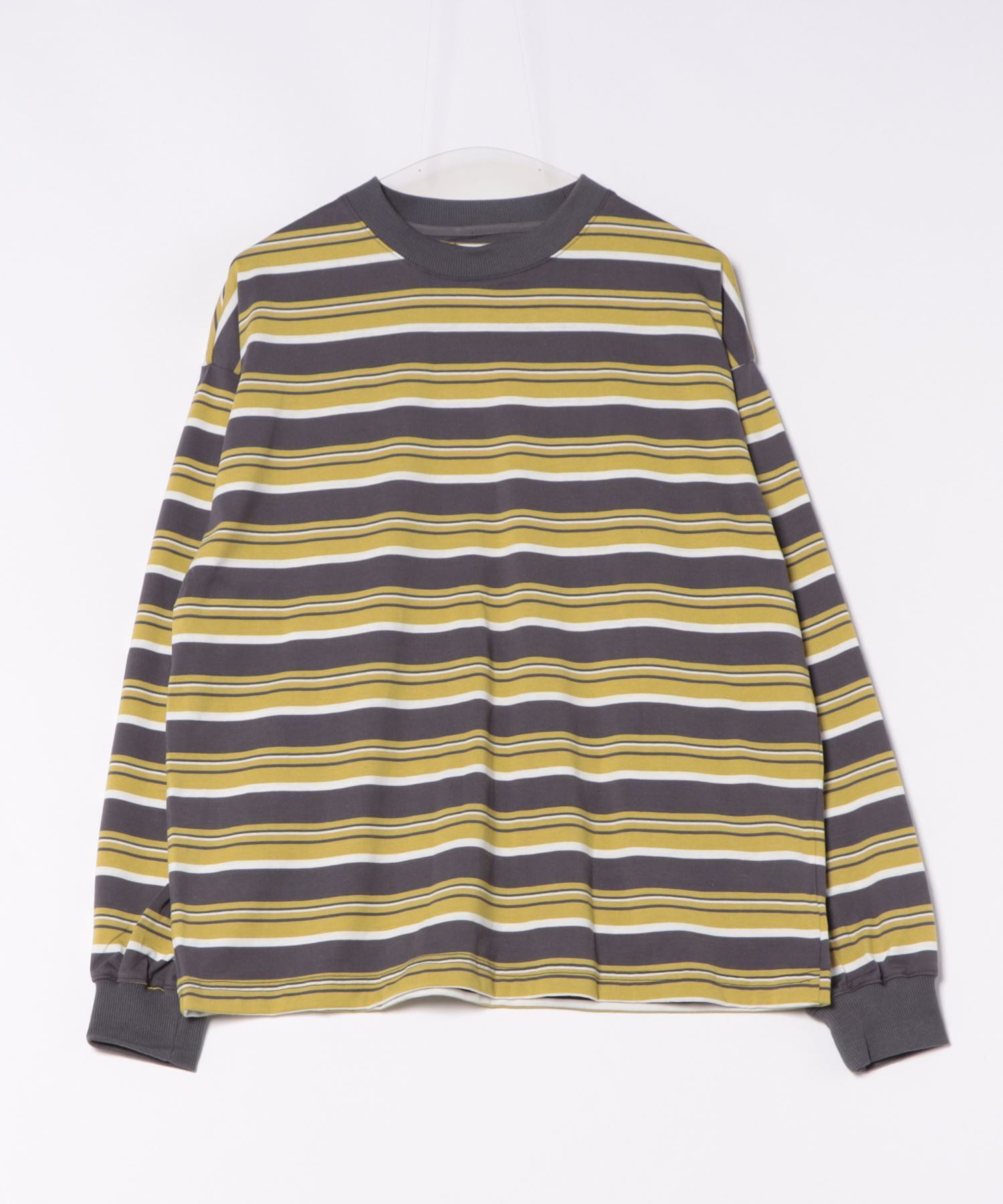ROUGH TRADE マルチボーダーロンTEE(M1)