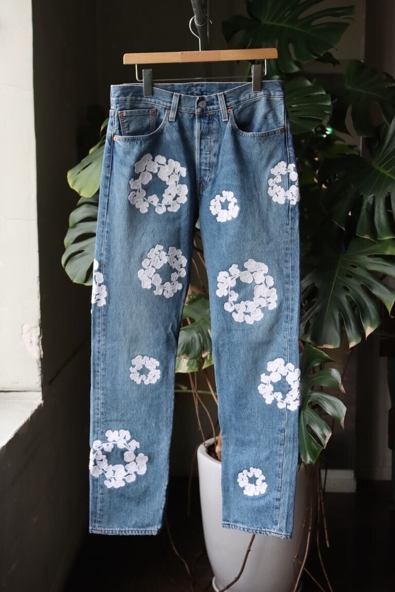 DENIM TEARS LEVI'S 501コラボ COTTON WREATH CHAINSTITCH