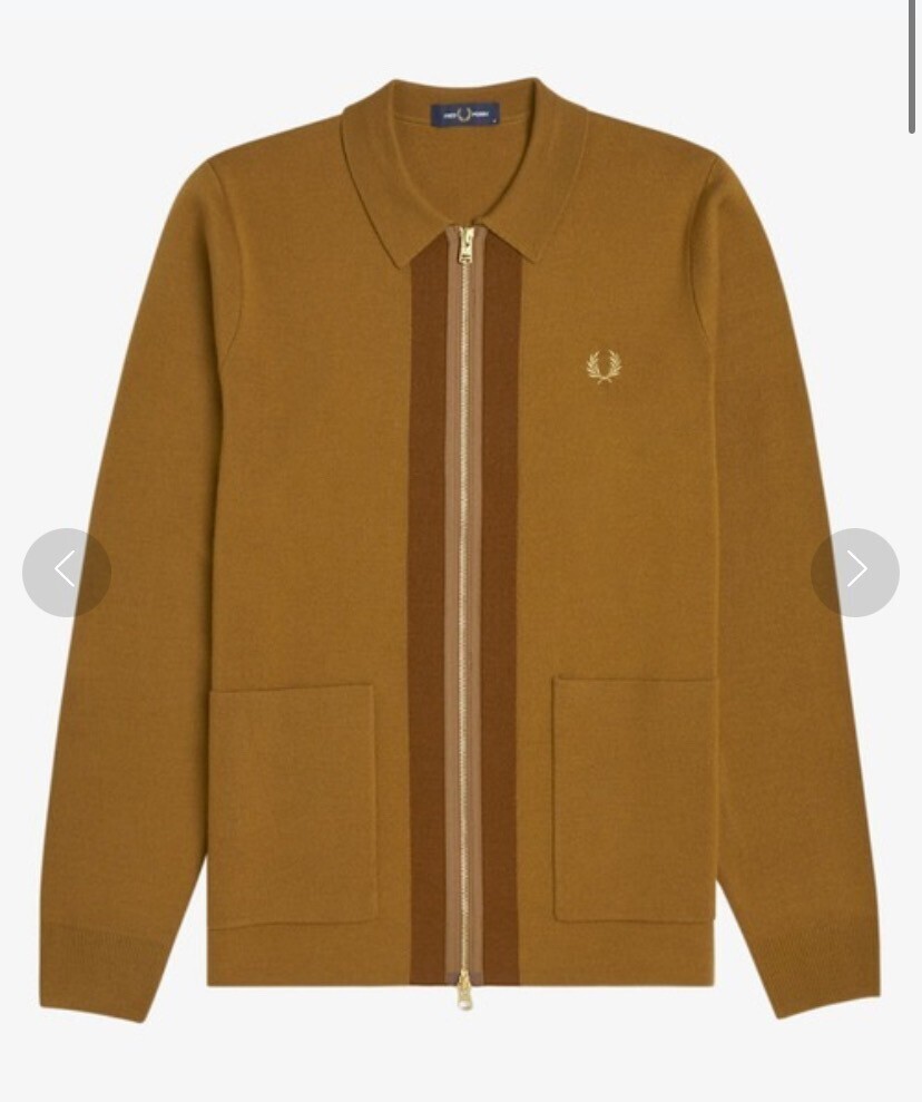 FRED PERRY Zip Through Cardigan