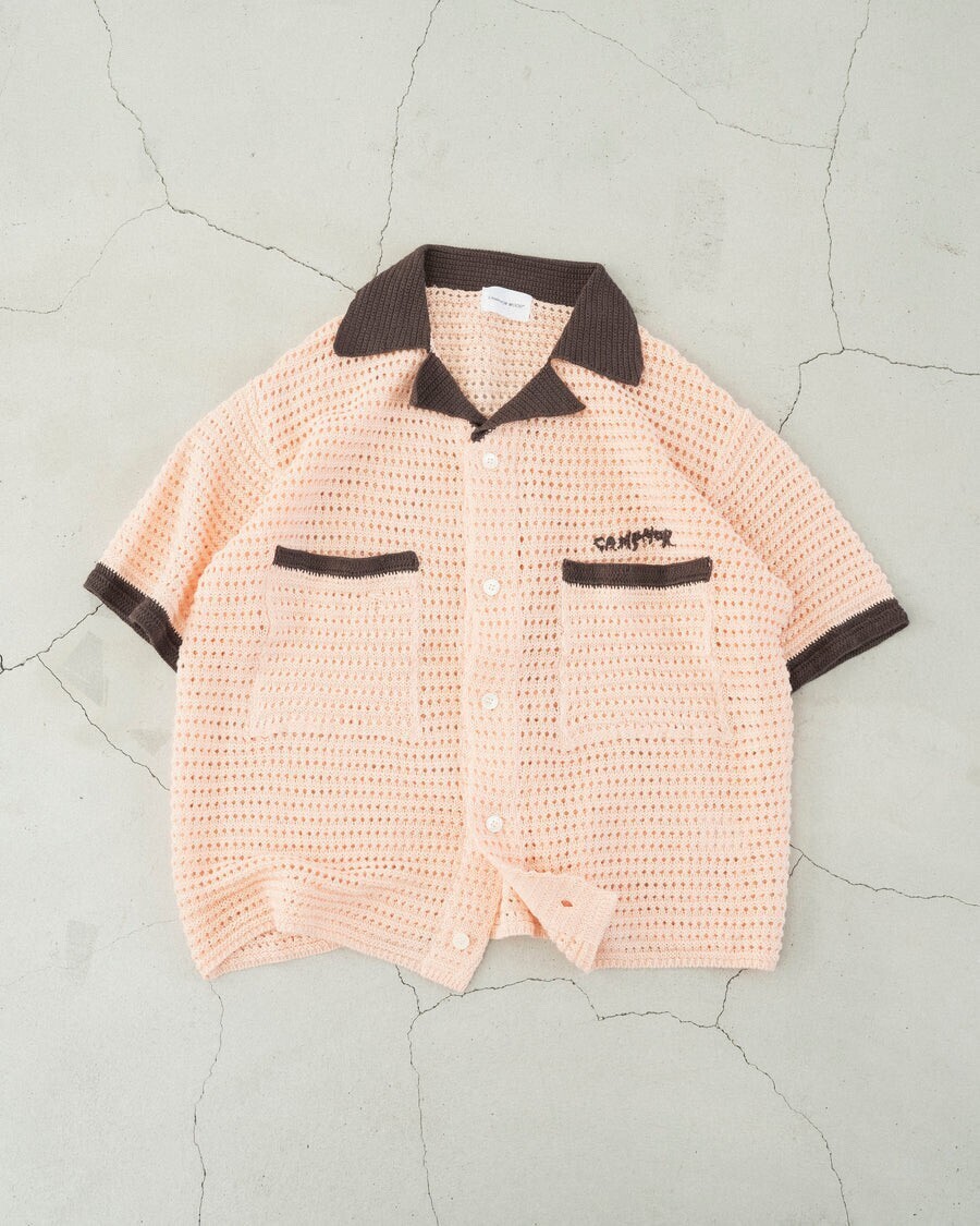 Camphor wood bowling knitting h/s shirts