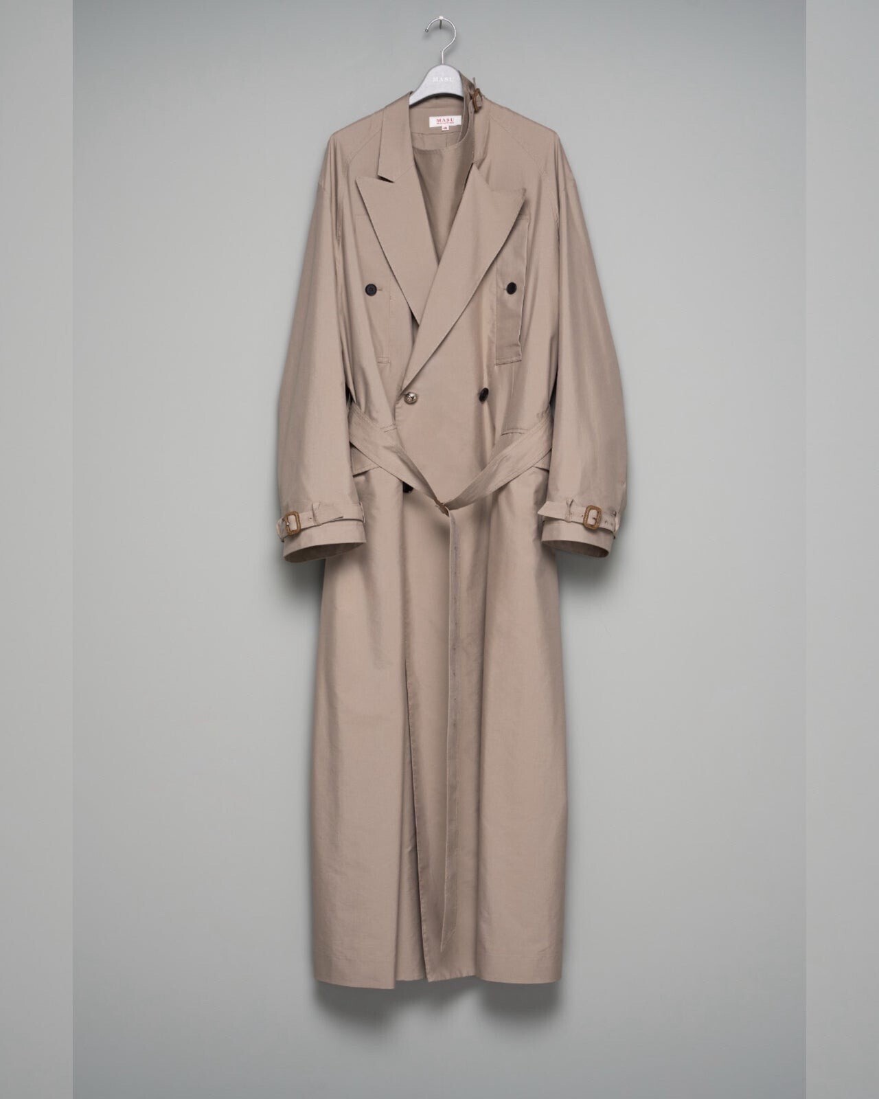 MASU WRAP COLLAR TRENCH COAT