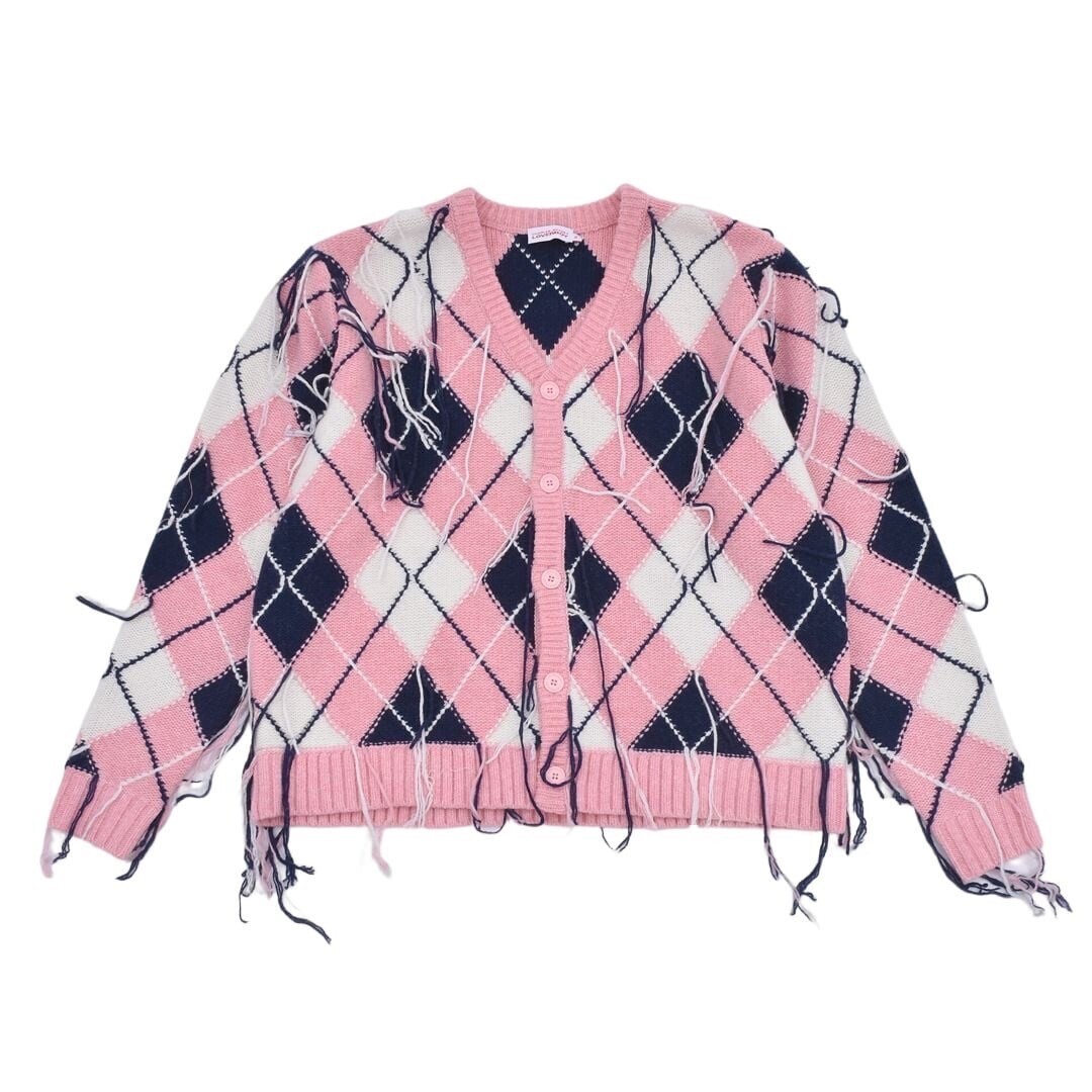 CHARLES JEFFREY LOVERBOY GUDDLE ARGYLE CARDI