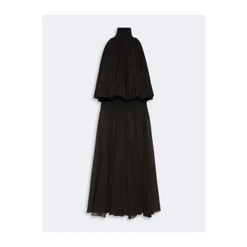 Max Mara Long silk georgette dress