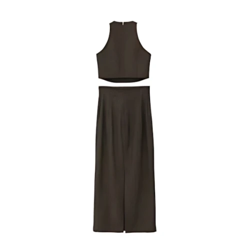 Suzu Hirose × CLANE 3WAY AMERICAN SLEEVE BUSTIER STRAIGHT SKIRT SET
