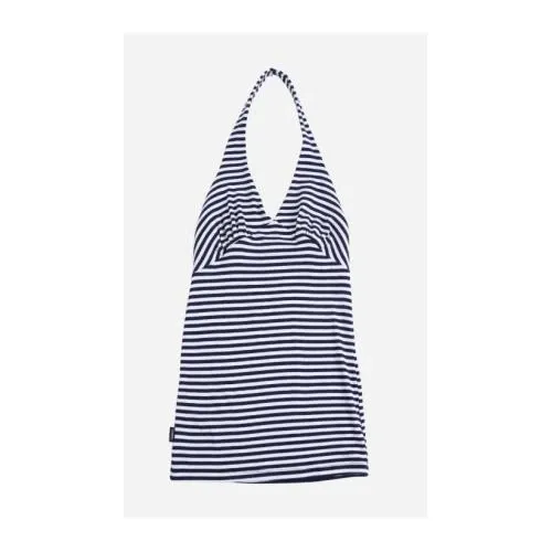 CERRIC Stripe Halter Top