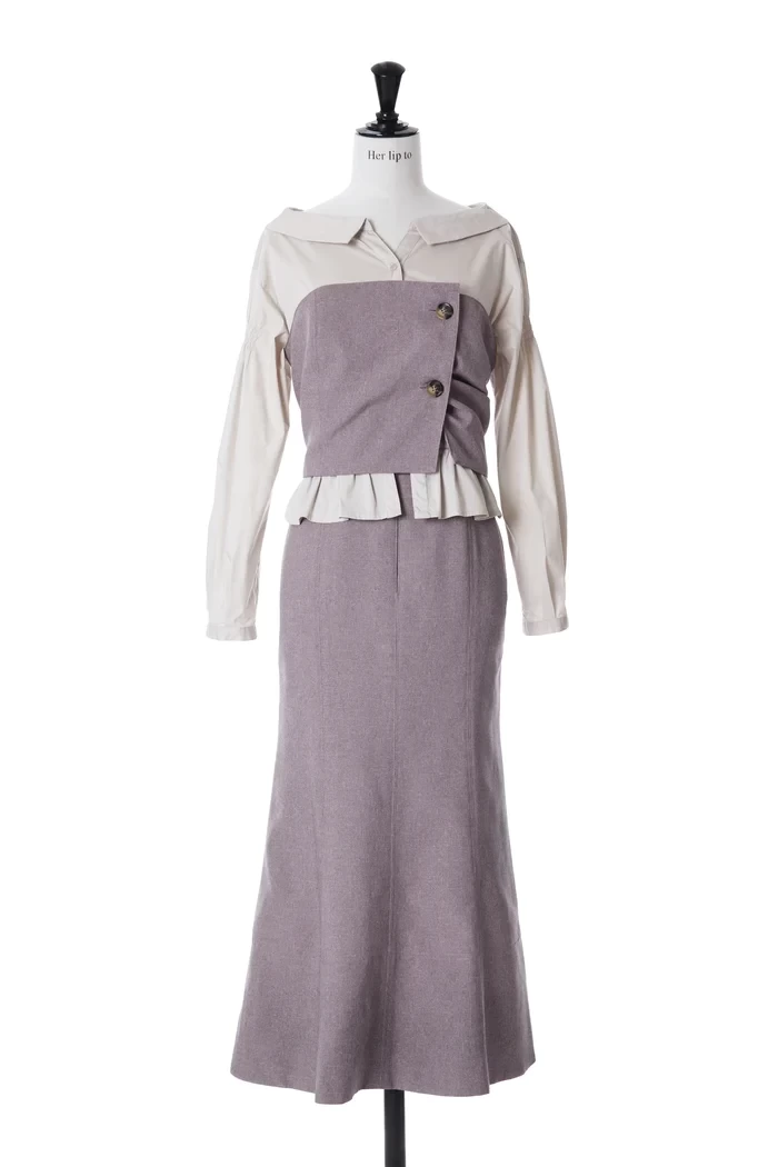 Her lip to Carette Docking Shirt Dress