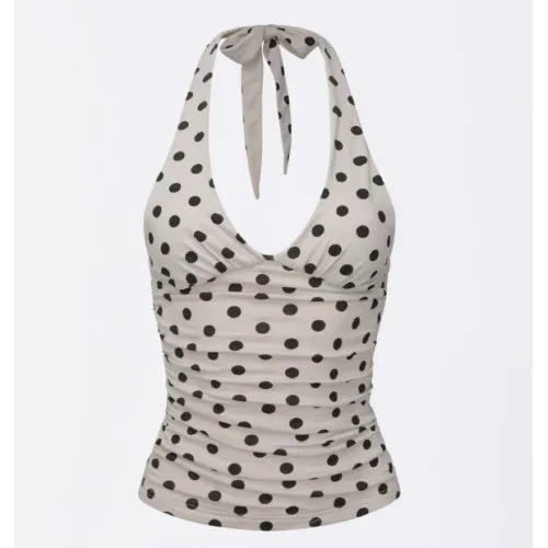 SCULPTOR Dot Halter Top