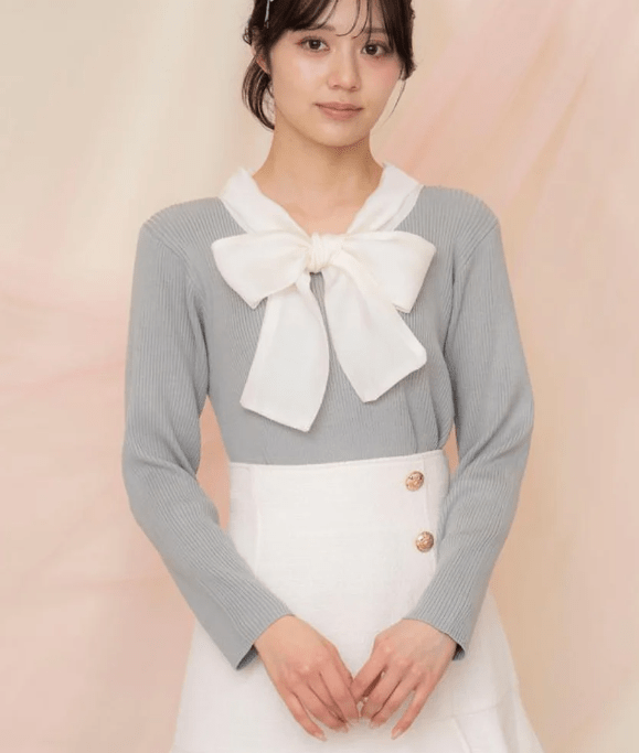 WILLSELECTION シアーリボンタイプルオーバー