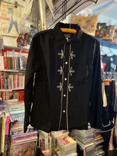 Dry bones Embroidered Open Shirt “WESTERN”