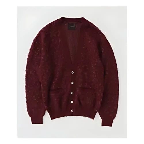 Taiga Igari Leopard Glitter Cardigan