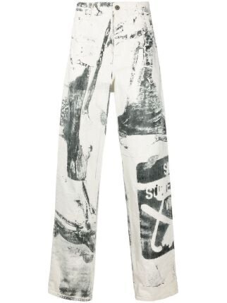 Off-White オフホワイト グラフィック ワイドパンツ