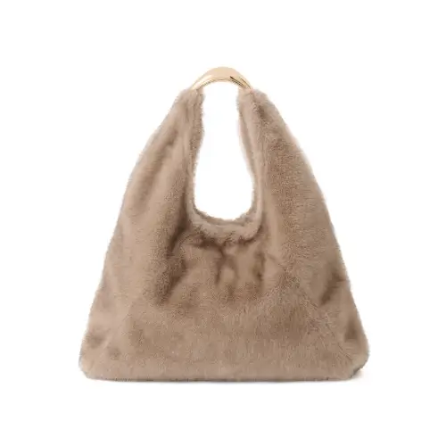 COCO DEAL トライアングルファーバッグ