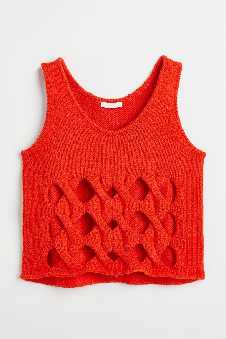 H&M ニットタンクトップ