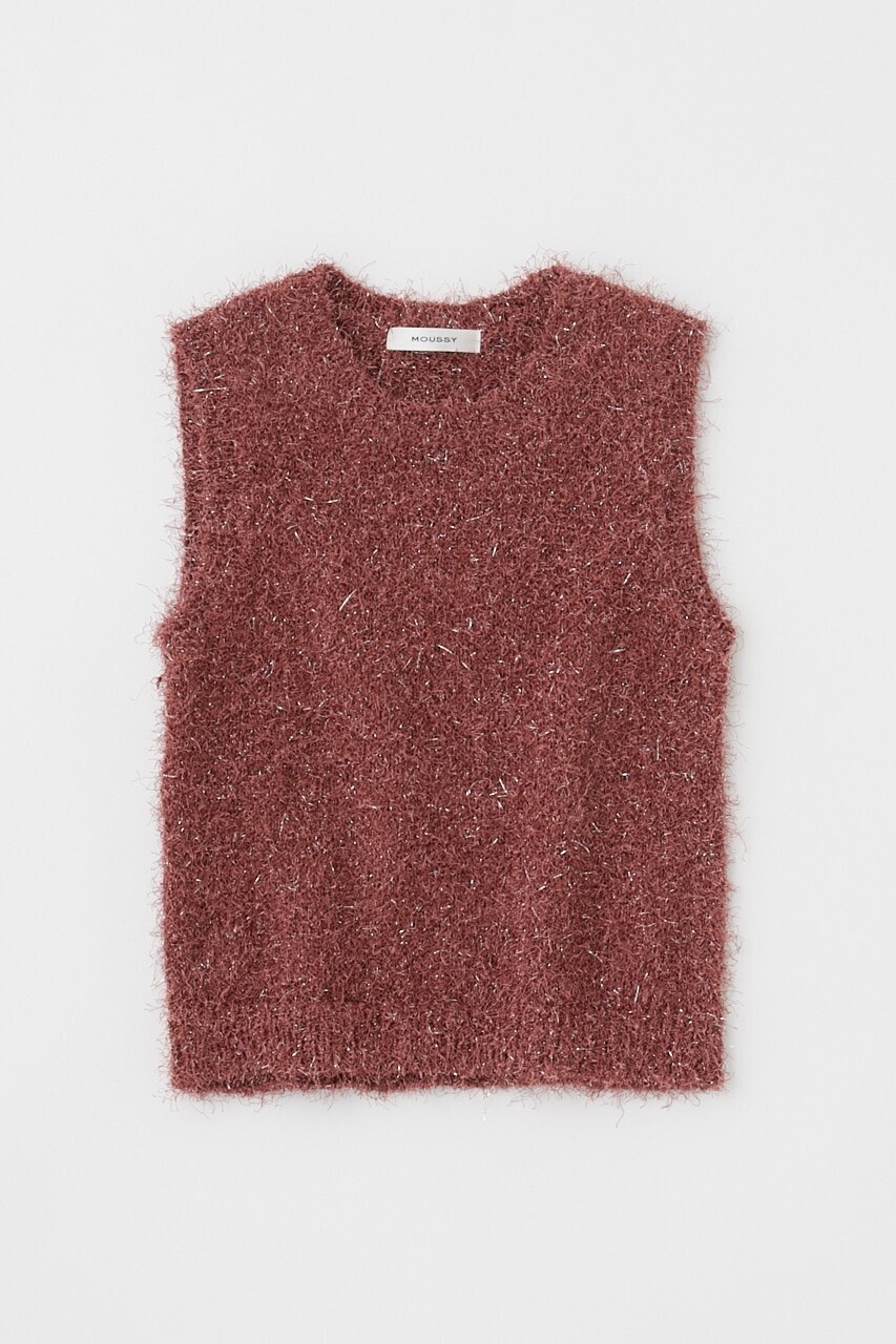 MOUSSY SHAGGY GLITTER KNIT トップス