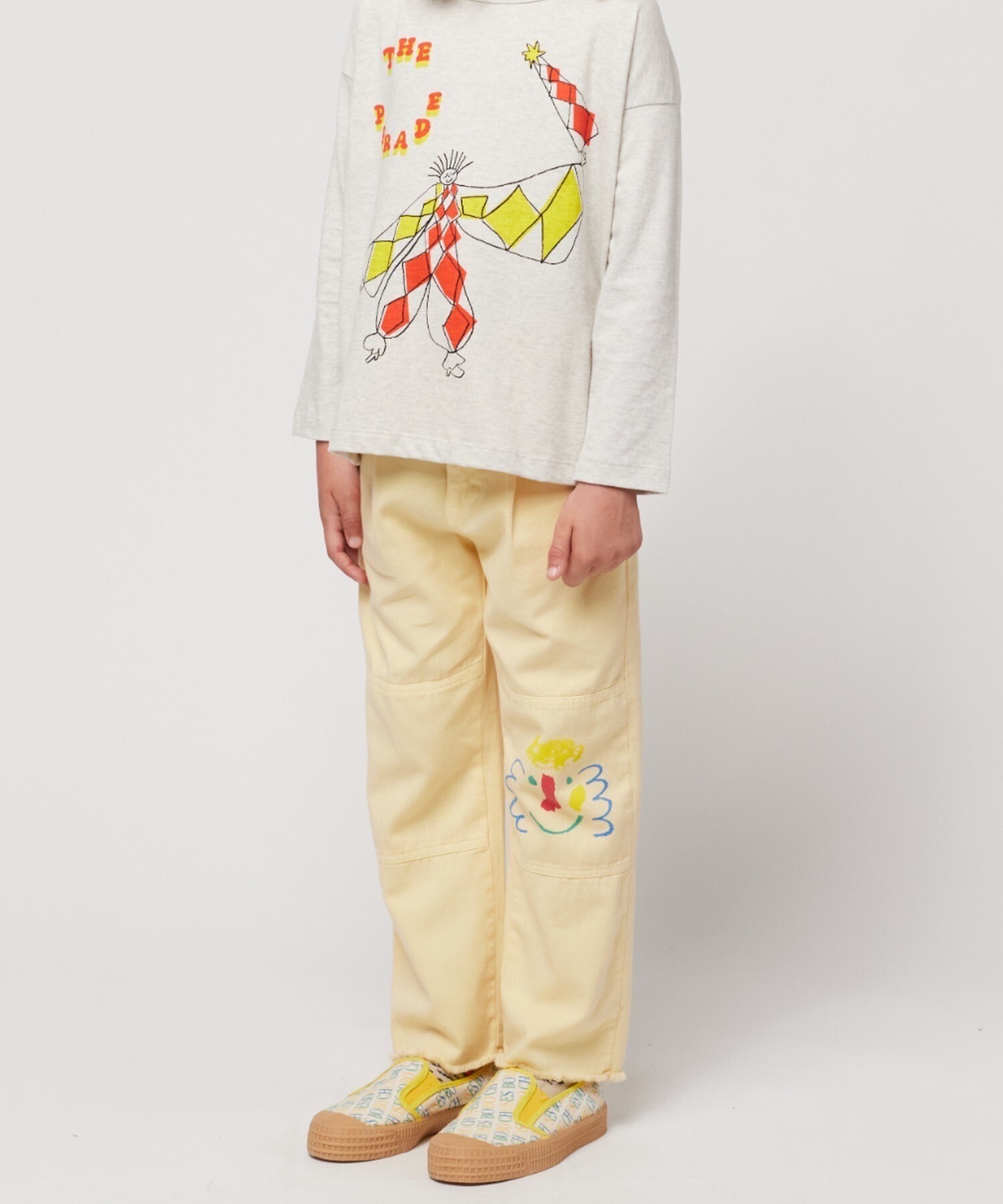 BOBO CHOSES Happy Mask chino pants