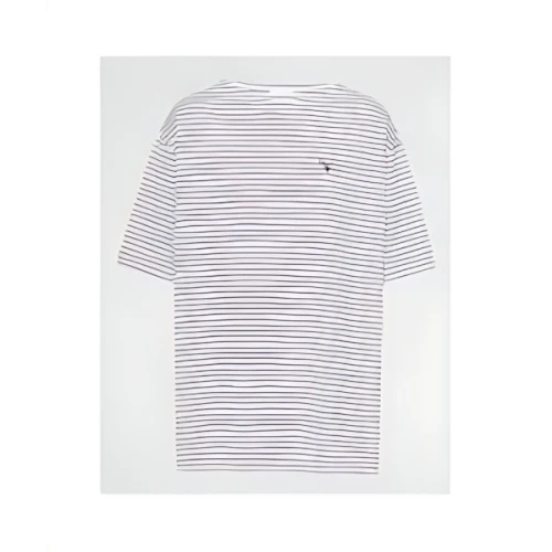 PRADA オーバーサイズ ストライプコットン Tシャツ