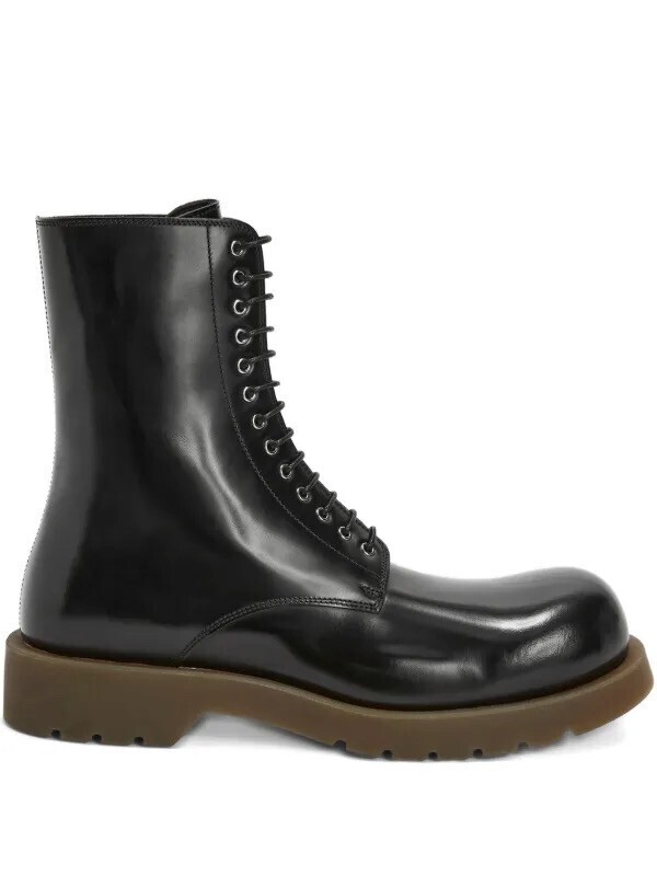 JIL SANDER レースアップ アンクルブーツ