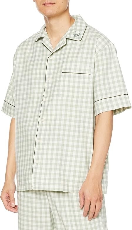 GELATO PIQUE HOMME HOMMEギンガムチェックパジャマシャツ