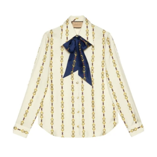 GUCCI ホースビット シルクシャツ