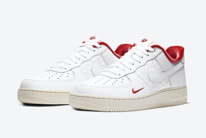 NIKE KITH × NIKE AIR FORCE 1 LOW WHITE/RED