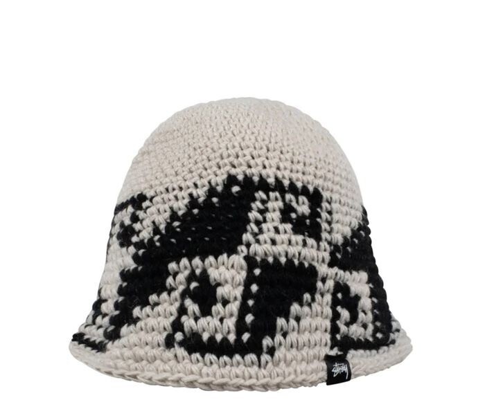 STUSSY WAVES KNIT BUCKET HA.T